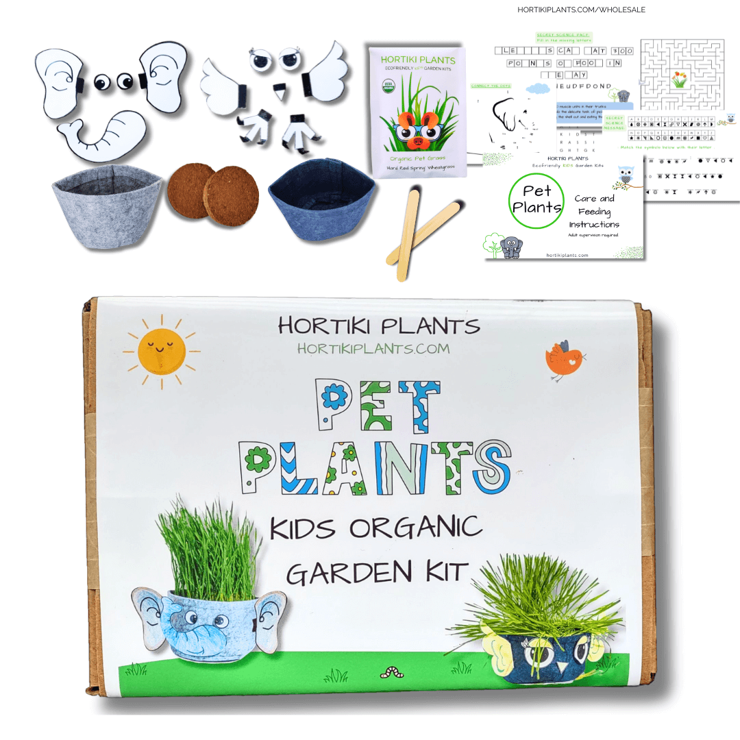 Kids Plant Pets|Kids Craft & Kids Garden Kit|Gift for Kids|STEM Toy –  Hortiki Plants