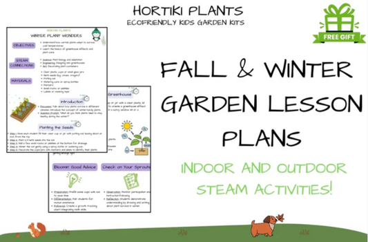 fall and winter garden lesson plan worksheet