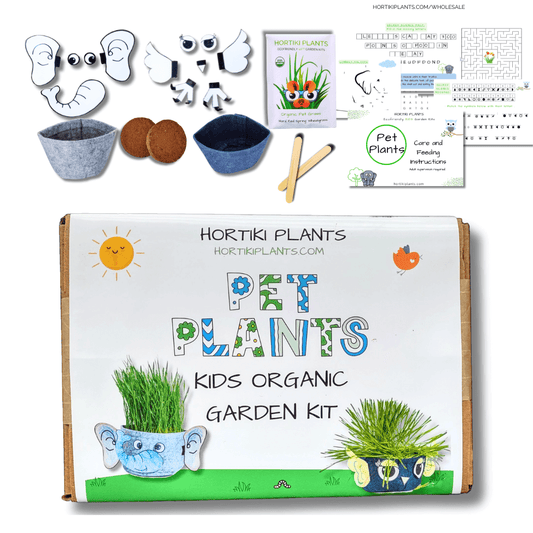 Kids Plant Pets. Kids Craft & Kids Garden Kit. Gifts for Kids.