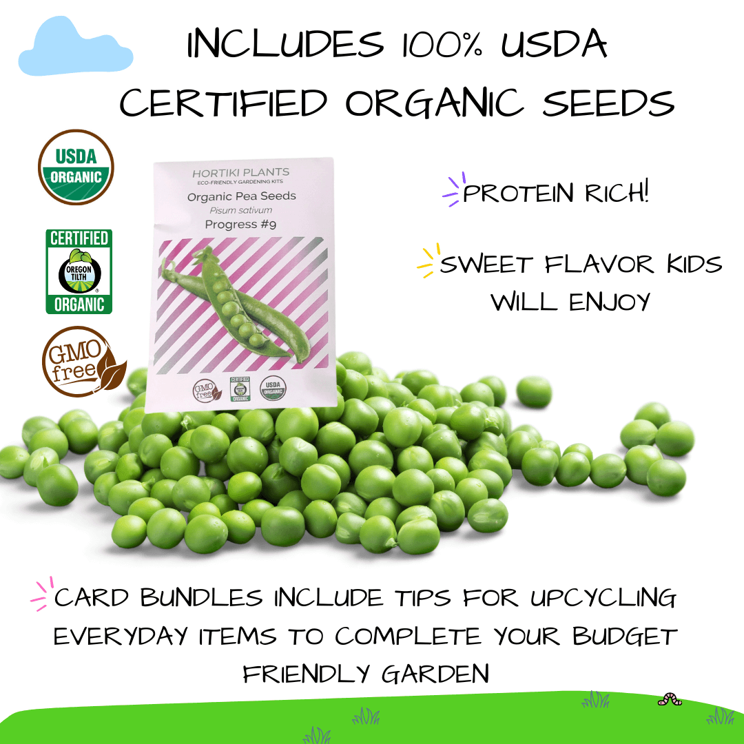 🌿 Kids Garden Peas STEAM Activity Seed Cards